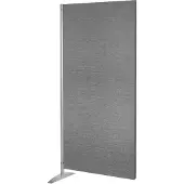 Kerkmann Büromöbelfabrik Kerkmann Sichtschutzwand Stellwand METROPOL Textil-Element 80x45x175cm grau-silber-ohne Abschlusssäule