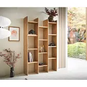 DELIFE Bücherregal Tizi 110x175 cm Akazie Natur