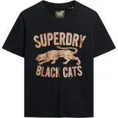 Superdry Embellish Varsity Relaxed Kurzarm-t-shirt
