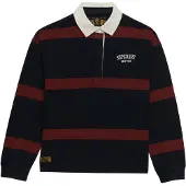 Superdry Heritage Stripe Rugby Langarm-t-shirt