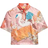Superdry Mandarin Jacquard Kurzarm-t-shirt