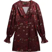 Superdry Jacquard Langärmliges Kurzes Kleid