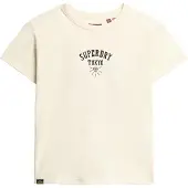 Superdry Tattoo Rhinestone Fitted Kurzarm-t-shirt