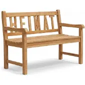 Garden Pleasure Gartenbank HEIMAT 2-Sitzer aus Teak | Wetterfest & Langlebig