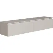 Selsey Bemmi - TV-Hängeboard, Greige, 150 cm