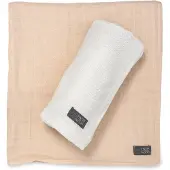 Vinter & bloom VinterBloom Soft Grid + Muslin Decke 2er-Pack, Weiß/beige