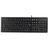 A4Tech KR-92, Volle Größe (100%), Kabelgebunden, USB, QWERTY, Schwarz