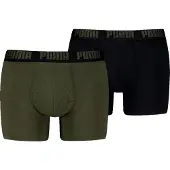 Puma MEN EVERYDAY BASIC BOXERS 2P FOREST NIGHT TONAL