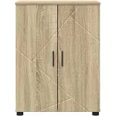 vidaXL Badezimmerschrank Sonoma-Eiche 60 x 35 x 80 cm