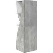 vidaXL Eckschrank Beton Grau 32x32x102cm Holzwerkstoff