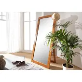 MASSIVMOEBEL24.DE MASSIVMOEBEL24Standspiegel Akazie 75x3x175 honig lackiert OXFORD #0319