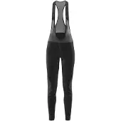Löffler Loeffler lange Radhose W Bike Bib Tights AB Elastic für Damen – Schwarz