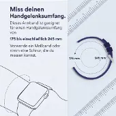 IMoshion QuickFit Nylon Armband - Garmin 22 mm Anschluss - Größe L/XL - Weiß