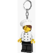 LEGO Minifigures Schlüsselanhänger mit Leuchtfunktion Gourmet Chef 8 cm