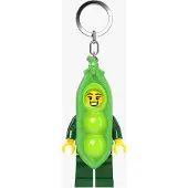 LEGO Minifigures Schlüsselanhänger mit Leuchtfunktion Erbsenschoten-Kostüm-Mädchen 8 cm