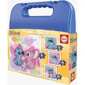 Disney Stitch My First Puzzle Blau Kinder Blau One Size