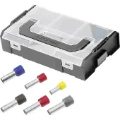 Cimco Aderendhülsen-Sortiment, L-BOXX Mini AE, 600-teilig, 0,75–10mm², 1 Stk.