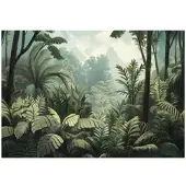 WALLARENA Fototapete Dschungel in Grün | Gr.: 150 x 105 cm