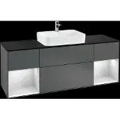Villeroy & Boch V&B Waschtischunterschrank FINION 1600x603x501 Abdpl bl Reg wh ma/anth ma