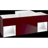 Villeroy & Boch V&B Waschtischunterschrank FINION 1600x603x501mm m Apl. Gl wh ma Regalelem
