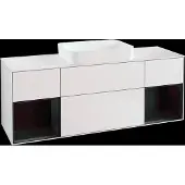 Villeroy & Boch V&B Waschtischunterschrank FINION 1600x603x501mm m Apl. Gl wh ma Regalelem