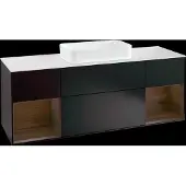 Villeroy & Boch V&B Waschtischunterschrank FINION 1600x603x501 Abdpl wh Reg Wln Ve/bl ma