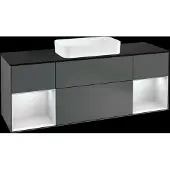 Villeroy & Boch V&B Waschtischunterschrank FINION 1600x603x501 Abdpl bl Reg wh ma/anth ma