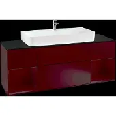 Villeroy & Boch V&B Waschtischunterschrank Wandbeleuchtung Finion 160cm, Pl bla m, Reg Peo m Lac, Peo m