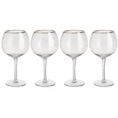 Butlers Ginglas SMERALDA 4er-Set in Durchsichtig | Gr.: onesize