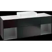 Villeroy & Boch V&B Waschtischunterschrank FINION 1600x603x501 Abdpl wh Reg anth ma/bl ma