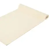 Homescapes TISCHLÄUFER creme 44/178 cm, 100% Baumwolle