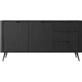 AX Living Schwarz Kommode Vespasia 163 2T3S – 163,2 cm modern