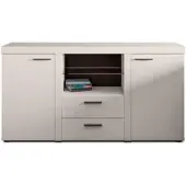 AX Living Schubladenschrank Kommode Spacoro 2T2S Modern in Beige