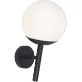 V-TAC LED Außenwandleuchte, Aluminium, Schwarz, E27, Warmweiß, H 36,5 cm
