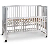 TiSsi Beistellbett/Kinderbett HAJO Buche 120x60 cm weiss