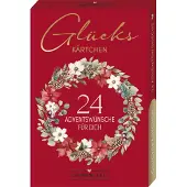 Korsch Verlag Glückskärtchen Advent-24 Adventswünsche