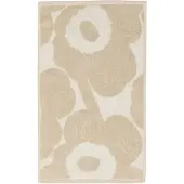 Marimekko - Unikko Gästehandtuch, 30 x 50 cm, off white / linen