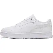Puma Unisex Rebound SLAM LO Sneaker, White-Glacial Gray, 43.5 EU