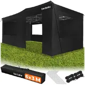 TecTake Aluminium Faltpavillon Viola 6 x 3 m, wasserdicht