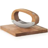 AdHoc Wiegemesser Mit Schneidebrett RoccaVerde