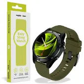 Mobile Origin MO-ES26-DGRN, Gurt, Smartwatch, Dunkelgrün, Garmin, 26mm version: Garmin Fenix 6X Pro Solar Garmin Fenix 6X Pro Garmin Fenix 6X Pro Sapphire Garmin..., Silikon