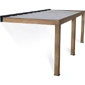 Palram - Canopia Helsinki 364 Terrassenüberdachung aus Holz 3x6,5 m