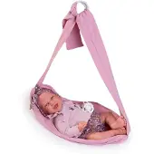 Antonio Juan Puppe Carla 33352 con fular portabebé - Babypuppe 42 cm