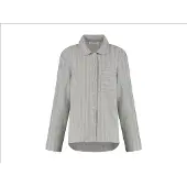 Yumeko Pyjamaoberteil Flanell L Grau - Eco, Bio & Fairtrade