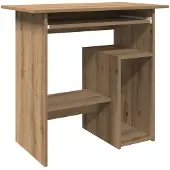 vidaXL Schreibtisch Artisan-Eiche 80x45x74 cm Holzwerkstoff