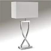 TecTake Tischleuchte Avina modernes Design, blendfreies Licht 27 x 12 x 51,5 cm