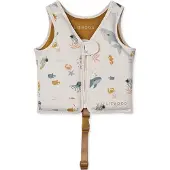 Liewood Schwimmweste - 19-30 kg - Dove - Sea Kreatur/Sandy - - One Size - Schwimmwesten