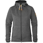 Fjällräven Pullover Ovik Fleece Hoodie Dark Grey Damen-XS