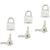 Euromarine Vorhängeschloss-set 40 Mm 3 Einheiten