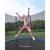 Songmics Trampolin Gartentrampolin mit Sicherheitsnetz, Leiter, Sicherheitsabdeckung, bis zu 150 kg belastbar, Trampolin Outdoor, Garten